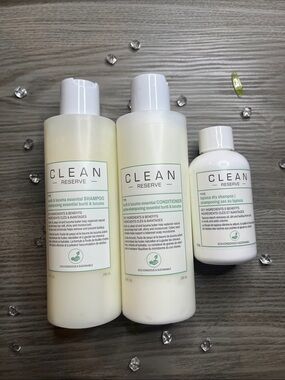 CLEAN Reserve Buriti and Tucuma Shampoo/Conditioner, dry shampoo bundle